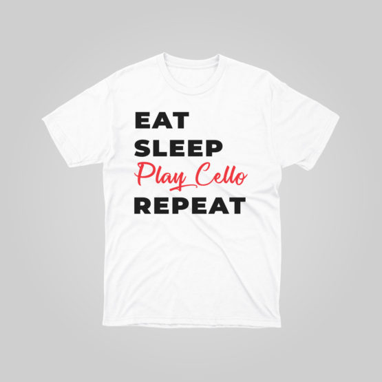 Camiseta Eat, Sleep, Play Cello, Repeat - Image 2
